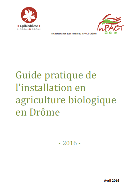 Guide 2016 de l'installation bio en Drome